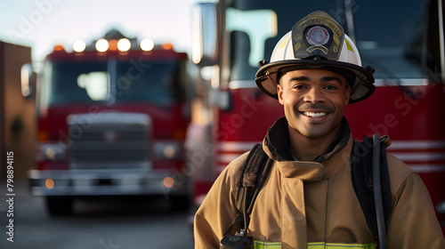 portrait of a firefighter