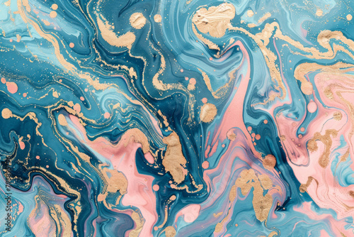 Marbleized paper  featuring swirling patterns and elegant color combinations. Marbleized paper textures offer a sophisticated and artistic backdrop