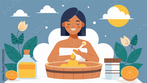 Next a mix of purifying oils and natural ingredients is applied to the skin using the saunas heat to help absorb the nutrients and deeply cleanse the.