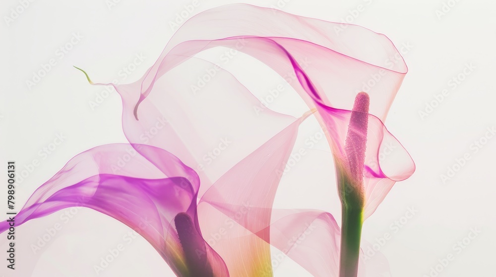 Translucent Calla Lilies