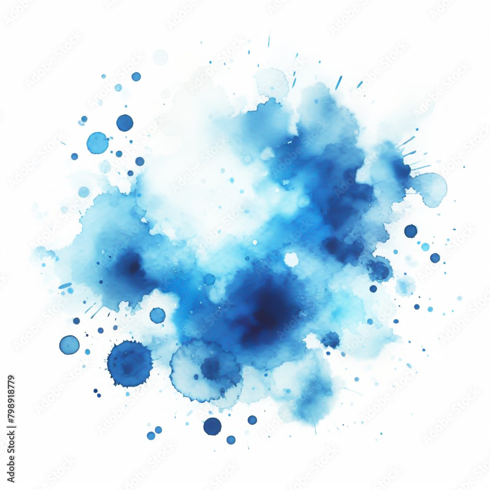 Abstract watercolor background with splashes Abstract watercolor background with splashes