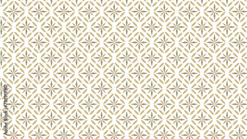 Flat arabic pattern background