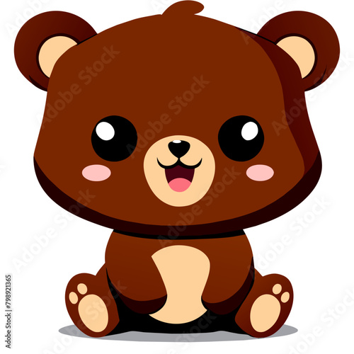 cute bear clean high detailed