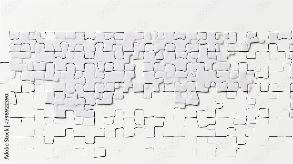Top View Blank Jigsaw Puzzle Template Top View Blank Jigsaw Puzzle Template