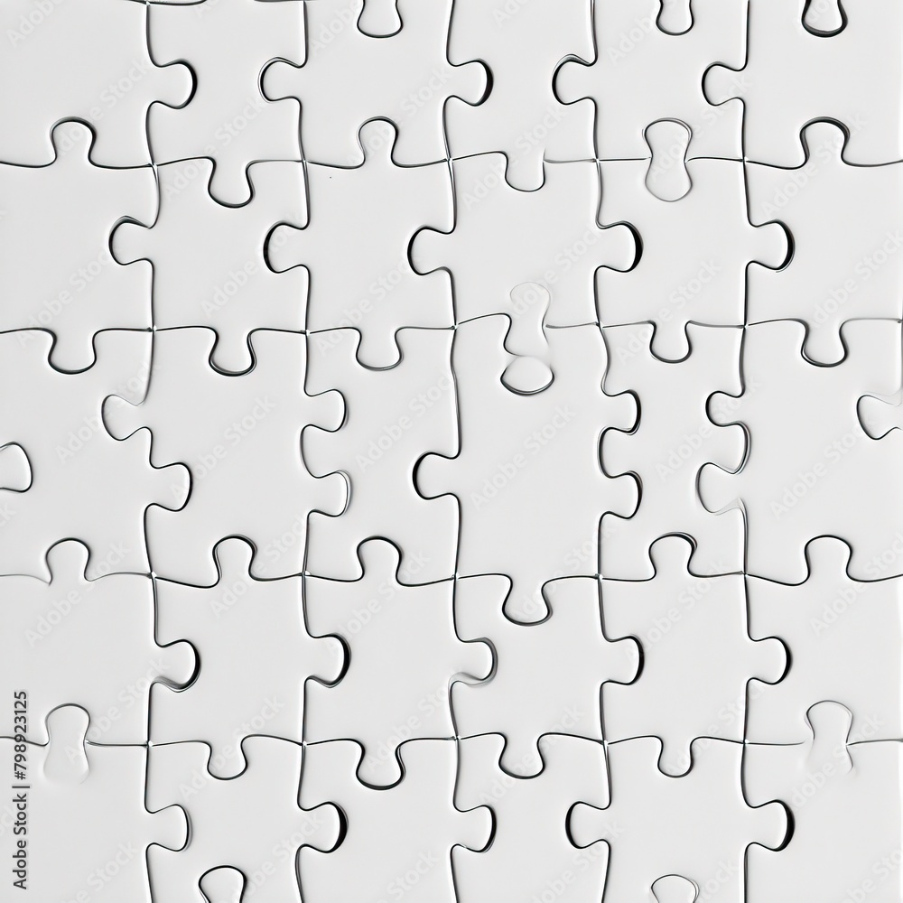 Top View Blank Jigsaw Puzzle Template Top View Blank Jigsaw Puzzle Template