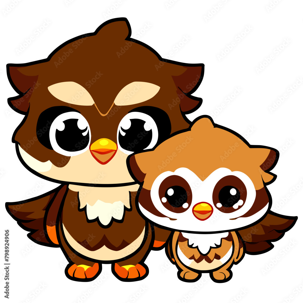 cute eagles character high detailed cute eagles character high detailed
