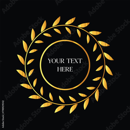 Gradient leave logo template