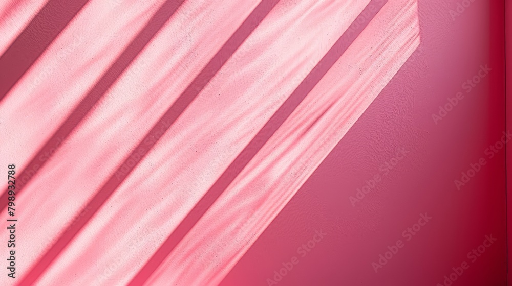 Botanical Play of Light Plant Shadows Cast on a Tranquil Pastel Pink Background Botanical Play of Light Plant Shadows Cast on a Tranquil Pastel Pink Background