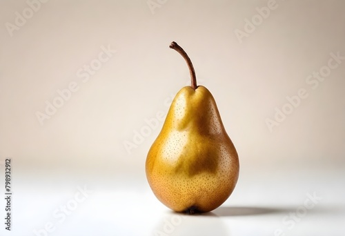 Pear Illustration Digital Fruit Painting Isolated Background Graphic Vegan Healthy Food Design