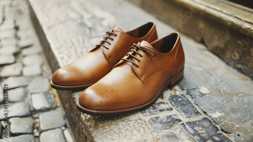Fashion-forward men's footwear highlighted in an e-commerce store catering to women.