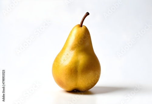 Pear Illustration Digital Fruit Painting Isolated Background Graphic Vegan Healthy Food Design
