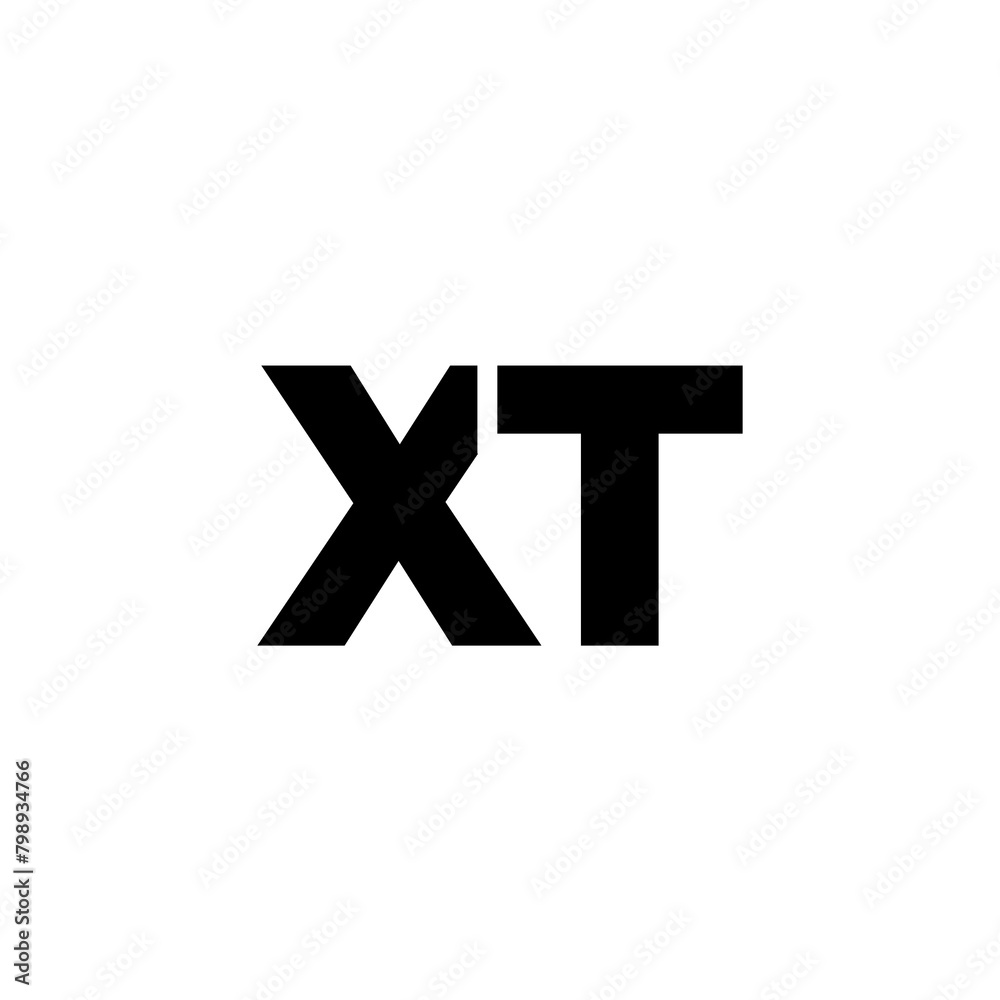Letter X and T, XT logo design template. Minimal monogram initial based logotype. Letter X and T, XT logo design template. Minimal monogram initial based logotype.