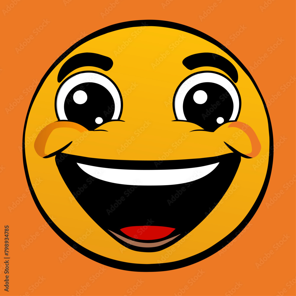 Fototapeta premium emoticon background art hig