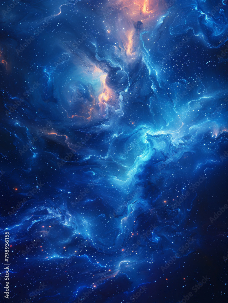 Galactic Cosmos Background Illustration Galactic Cosmos Background Illustration