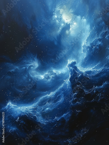 Galactic Cosmos Background Illustration