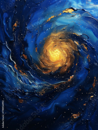 Galactic Cosmos Background Illustration