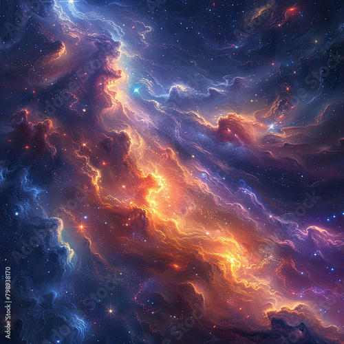 Nebulous Cosmos A Journey Through Space