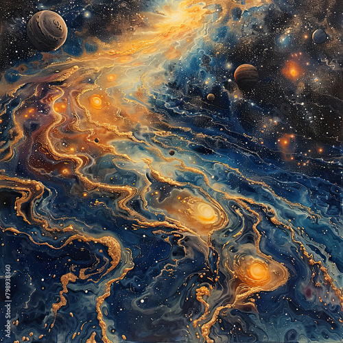 Nebulous Cosmos A Journey Through Space