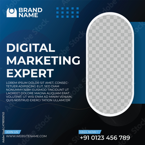 Vibrant Digital Marketing Export Instagram Template
