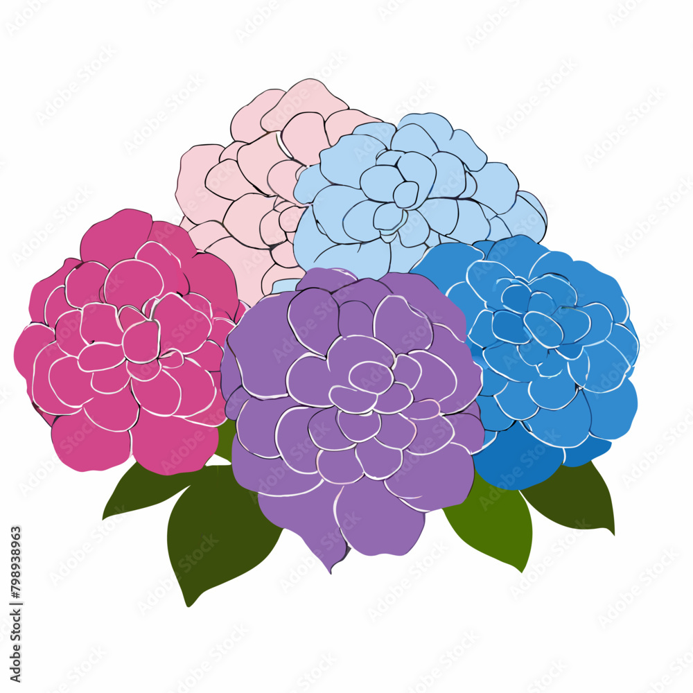 hydrangea background art hydrangea background art