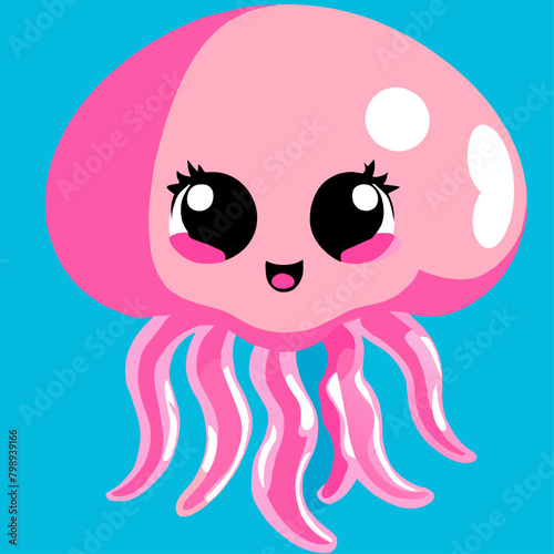 jellyfish background art
