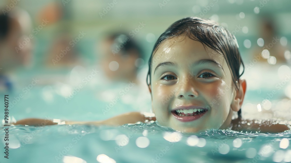 Dive into Joy: Kids Discovering the Pool