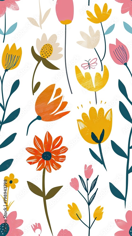 Whimsical Flower Patterns: Playful Designs to Brighten Any Surface Whimsical Flower Patterns: Playful Designs to Brighten Any Surface