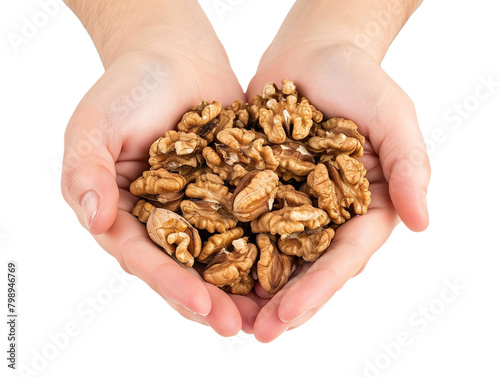 a handful of walnut