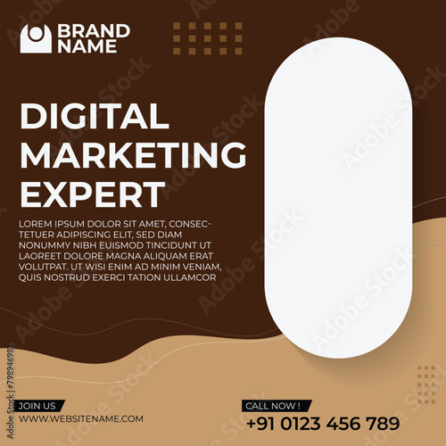 Vibrant Digital Marketing Export Instagram Template