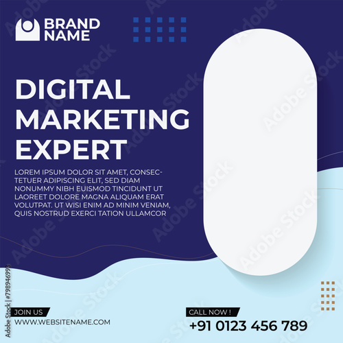 Vibrant Digital Marketing Export Instagram Template
