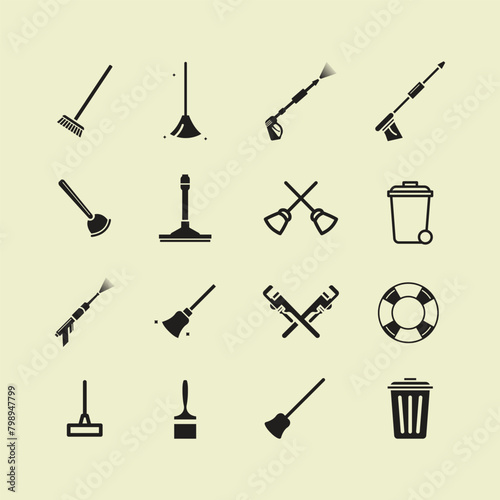 Water Service,Plumbing Concept Icons
