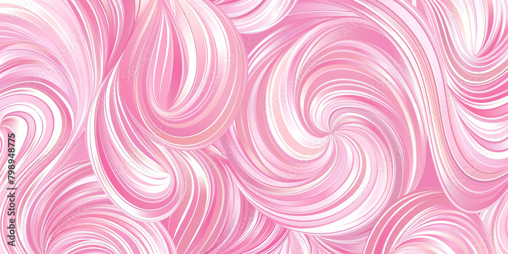 cute pink pastel background with swirling lines