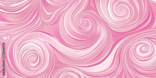 cute pink pastel background with swirling lines
