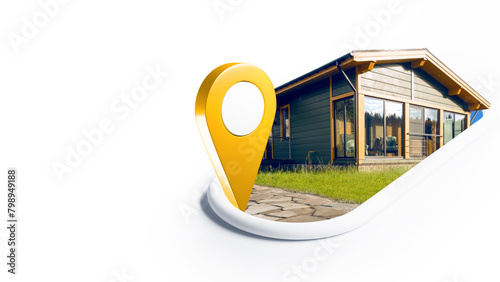 Vacation home. Geotag near ...