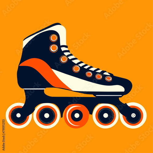 rollerblades background art