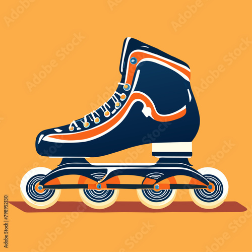 rollerblades background art