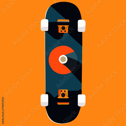skateboard background art