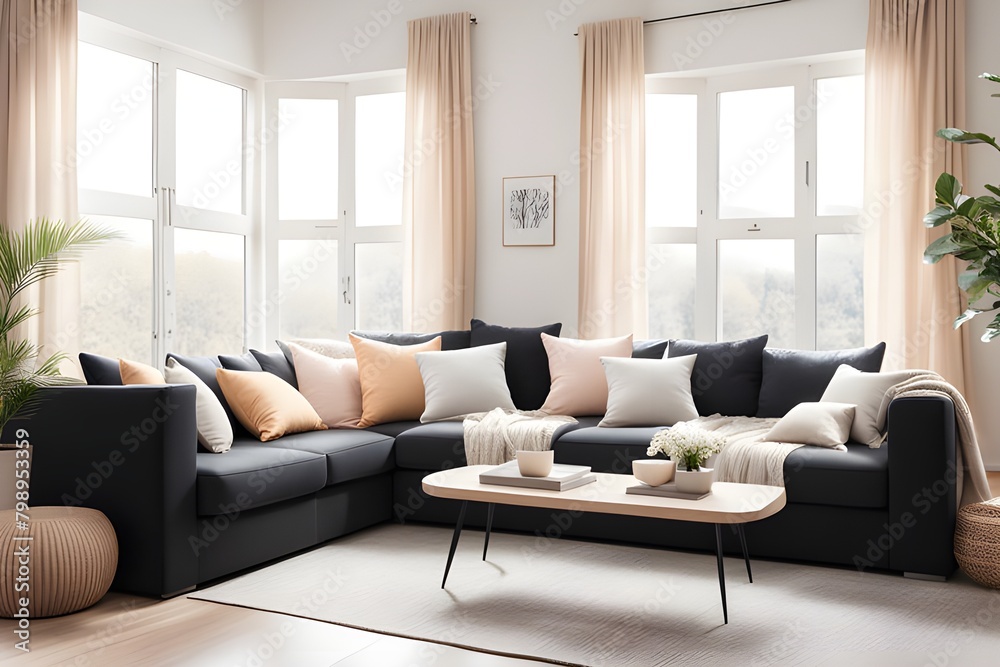 Cozy stylish living room interior Cozy stylish living room interior