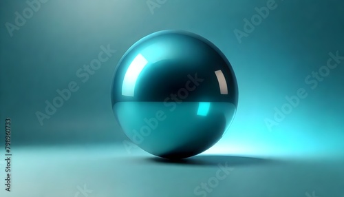 Shiny Sphere Illustration Artwork Glossy Surface Digital Painting Colorful Background Design