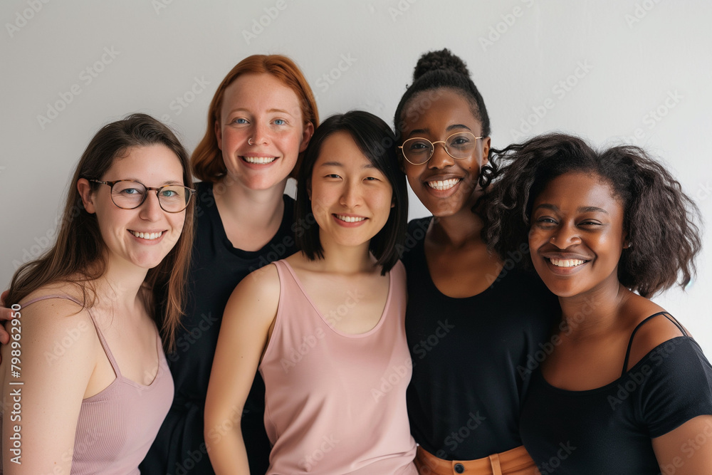 beautiful diverse ladies from different backgrounds, races , and skin colors beautiful diverse ladies from different backgrounds, races , and skin colors