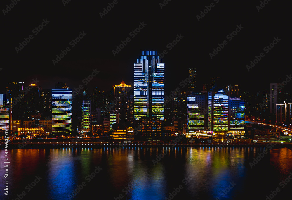 Night view of Guangzhou City, Guangdong Province, China Night view of Guangzhou City, Guangdong Province, China