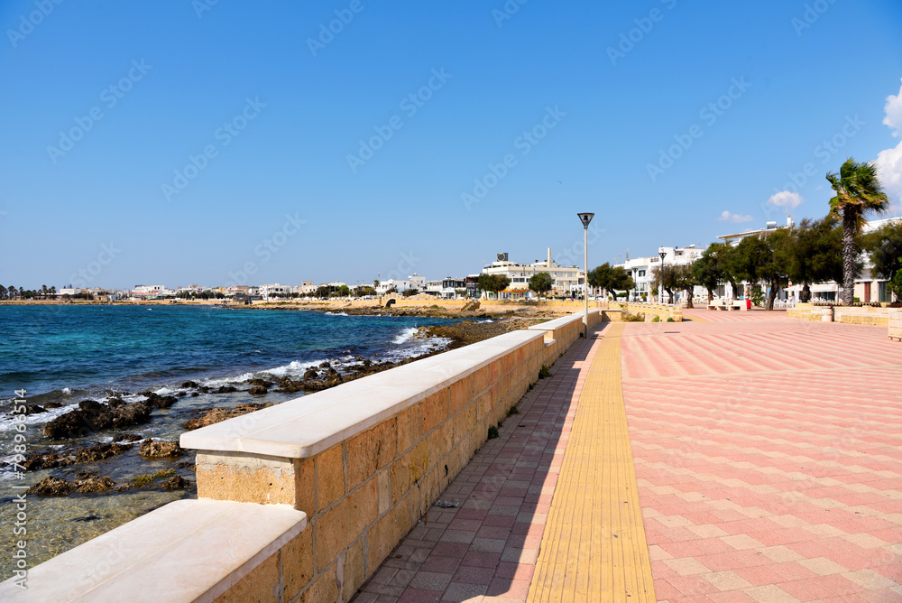 Obraz premium Pescoluse beach known as the Maldives of Salento, Italy