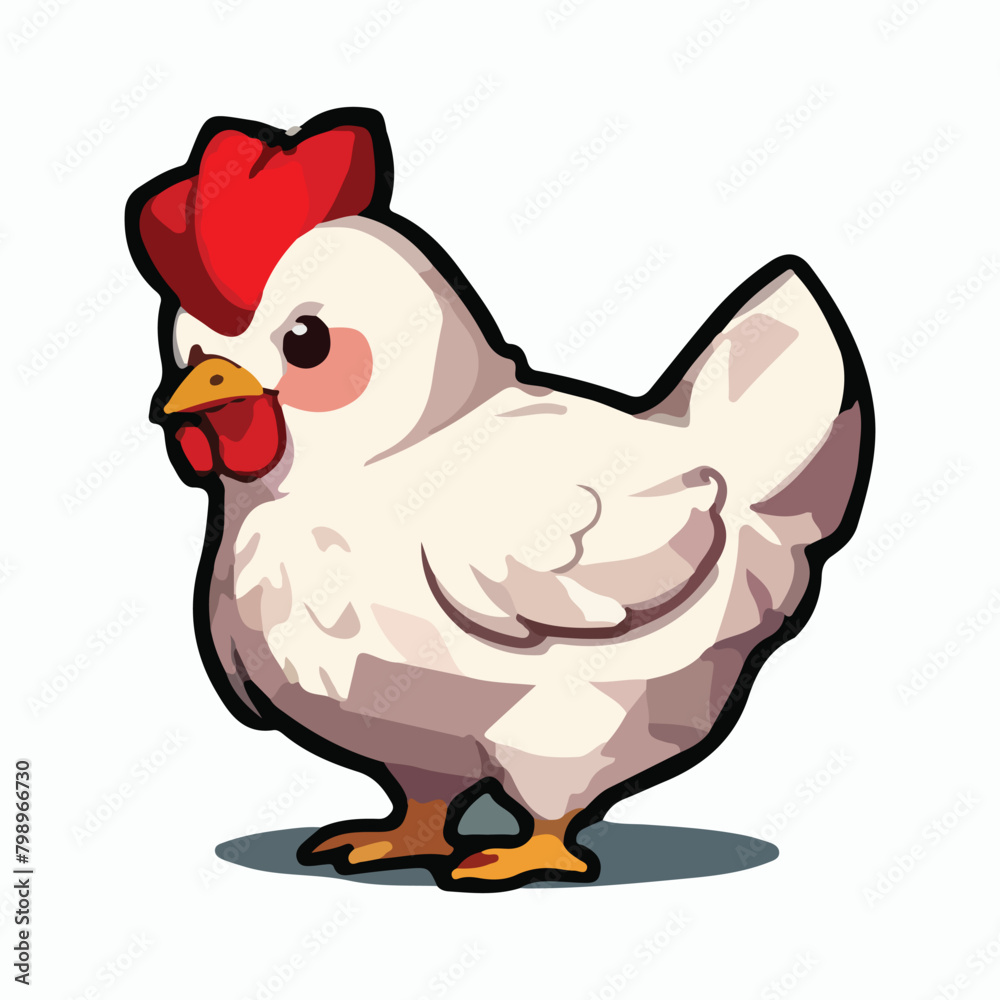 Hen animal vector design illustration Hen animal vector design illustration