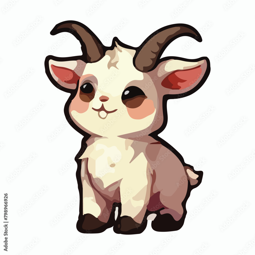 Goat animal vector design illustration Goat animal vector design illustration