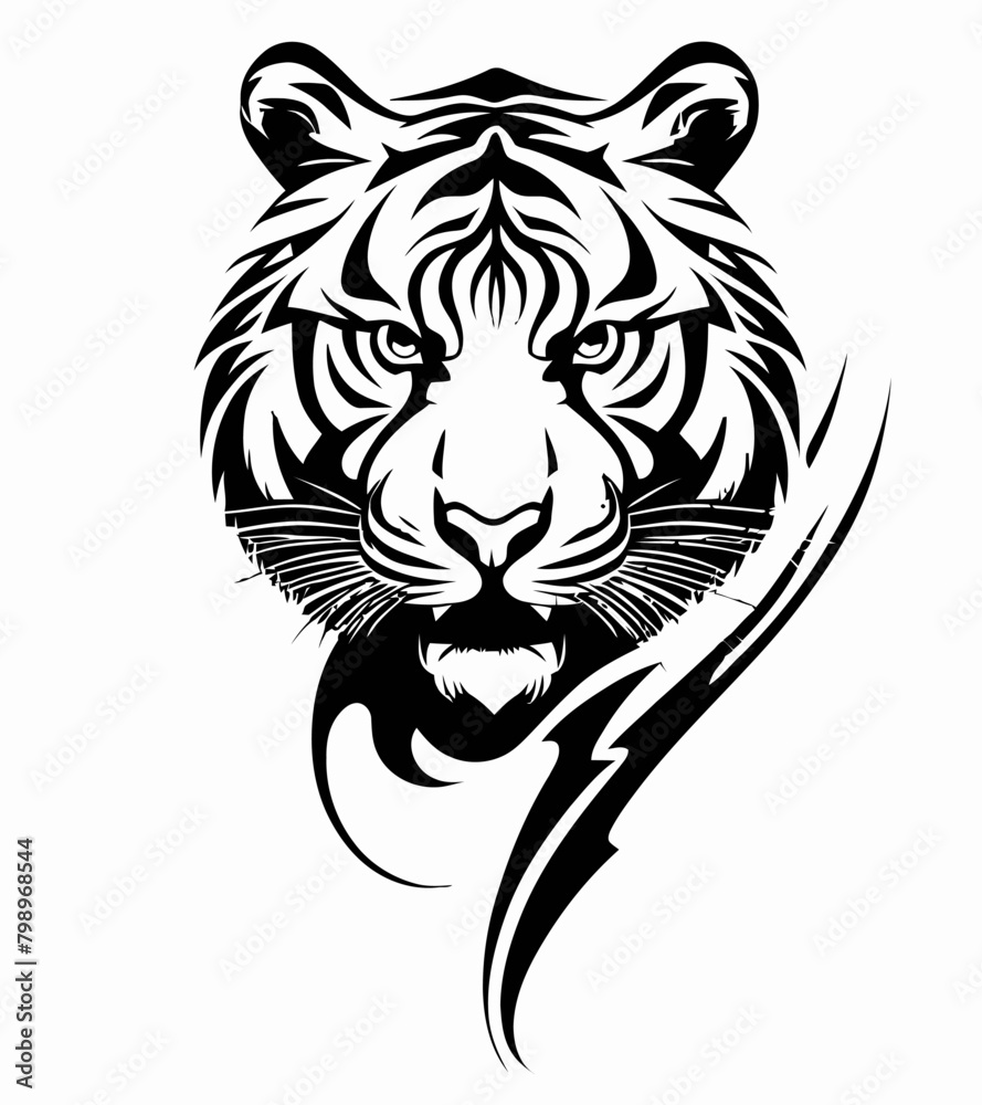 Tribal Tiger Art Tribal Tiger Art