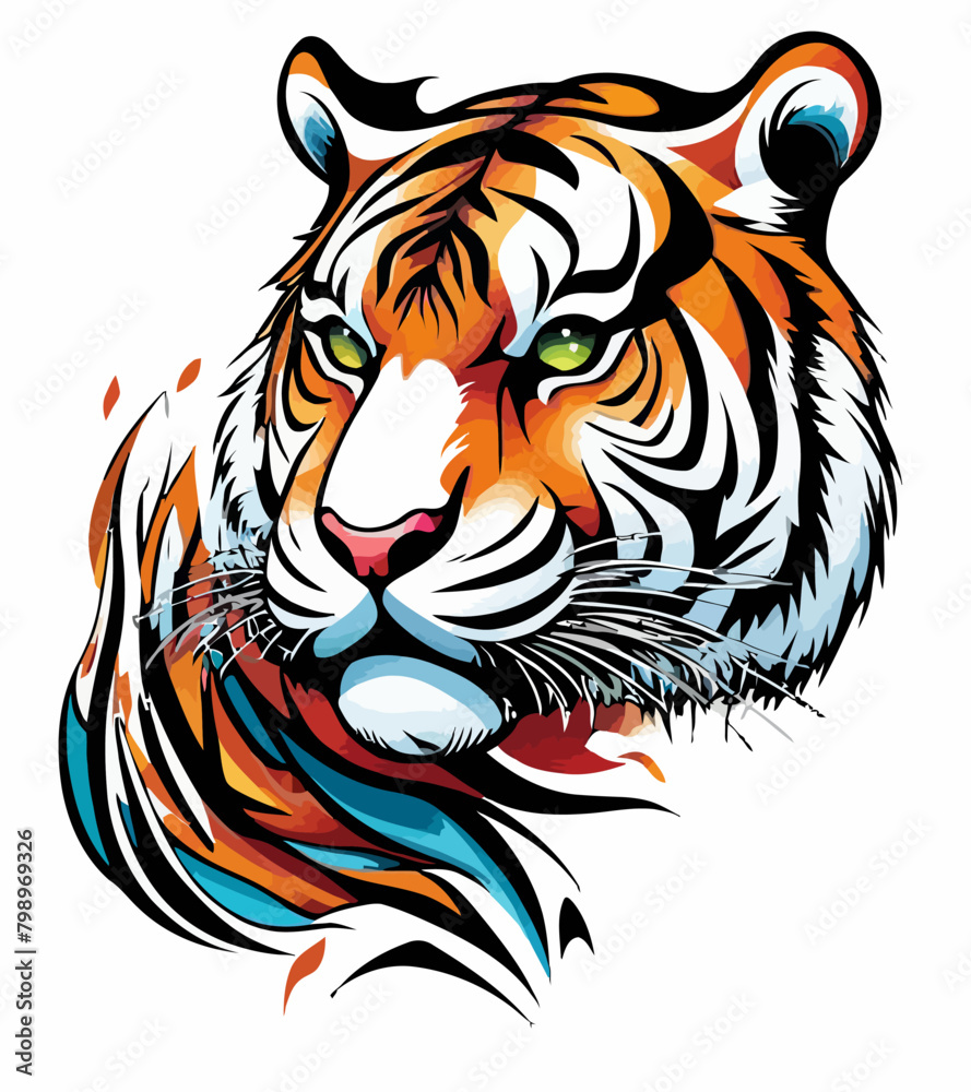 Tribal Tiger Art Tribal Tiger Art