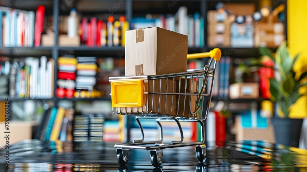 A digital marketplace with virtual storefronts available for purchase online	