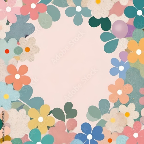 Mosaic Pattern In Terrazzo style