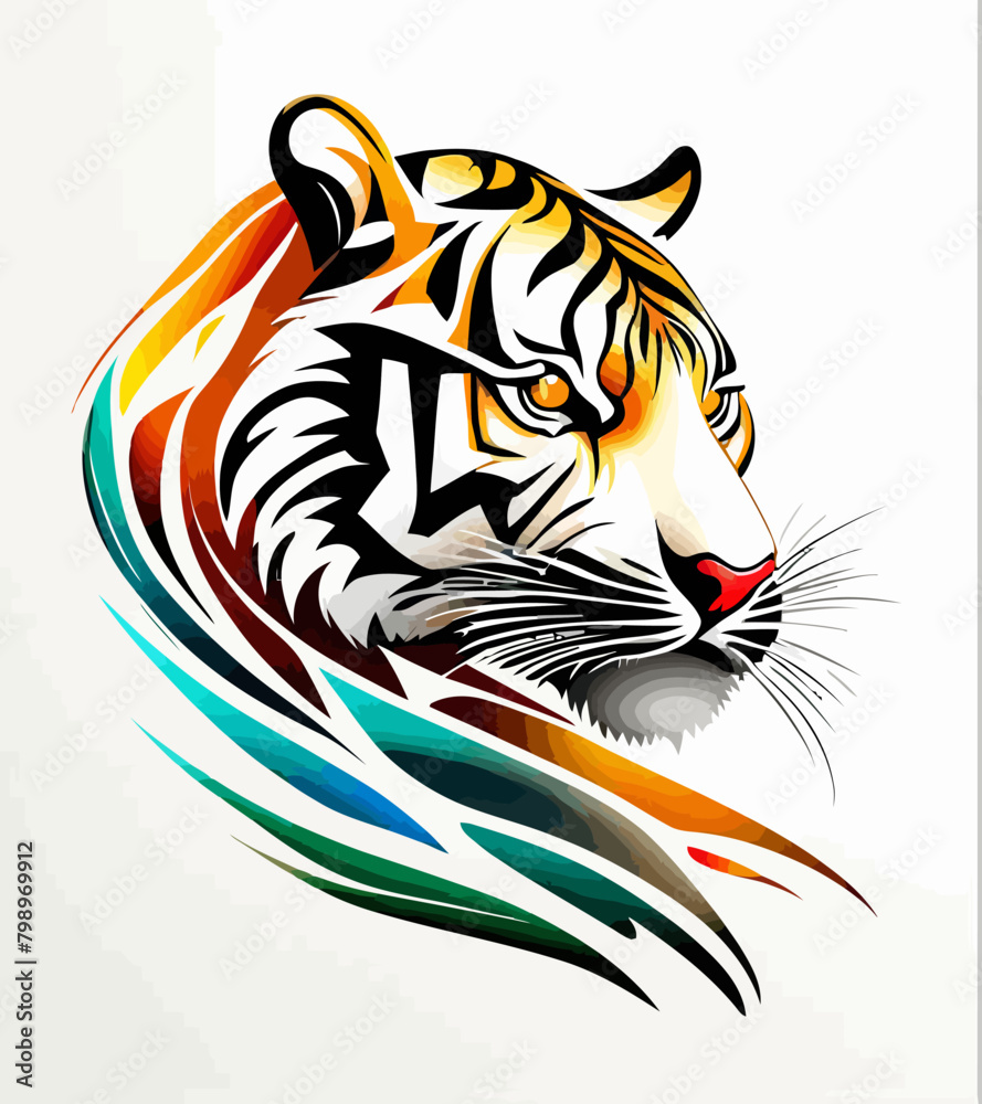 Tribal Tiger Art Tribal Tiger Art