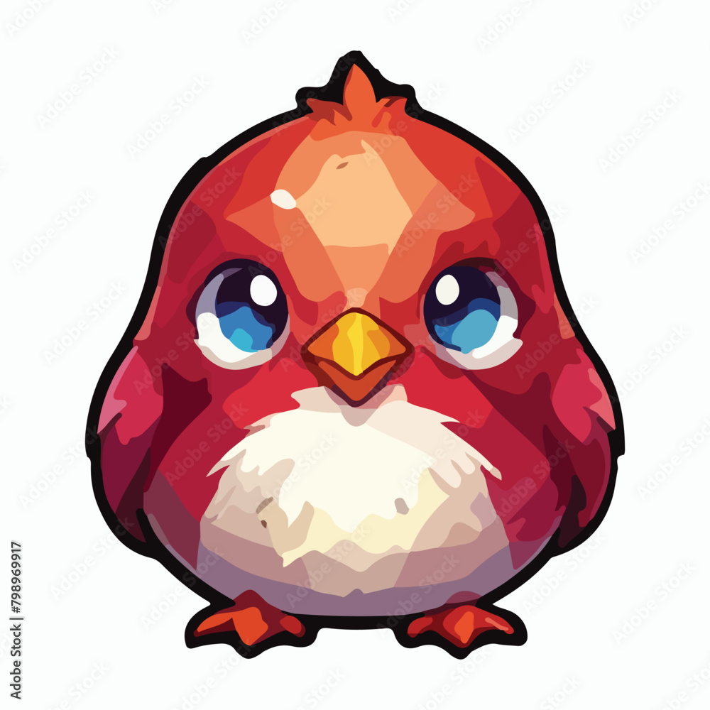 Fototapeta premium Bird animal vector design illustration